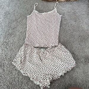Brandy Melville Strawberry pj set